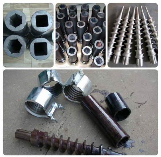 coconut shell charcoal making machine screw propeller