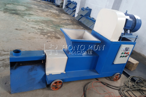 Wood charcoal briquette machine