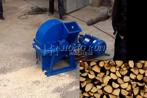 wood chip machine